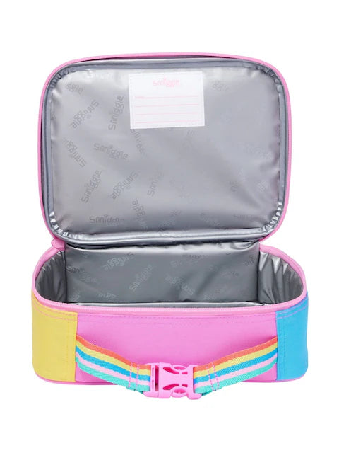Smiggle Pink Big Dreams Teeny Tiny Square Lunch Bag