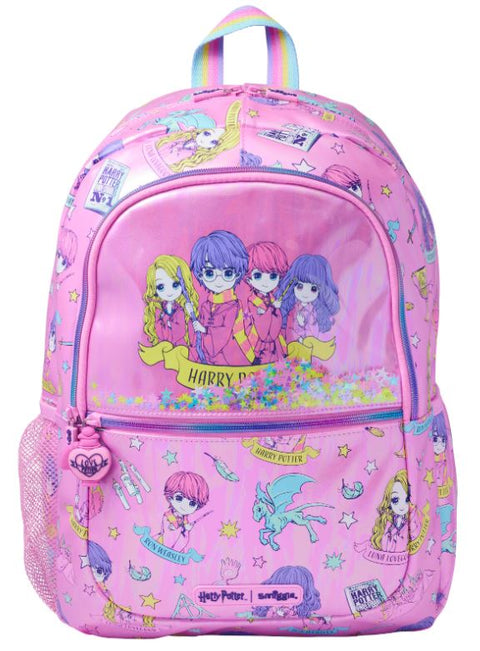 Smiggle Harry Potter Pink Classic Backpack 42cm
