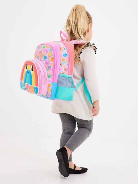 Smiggle Pink Junior Big Dreams Character Backpack 36cm