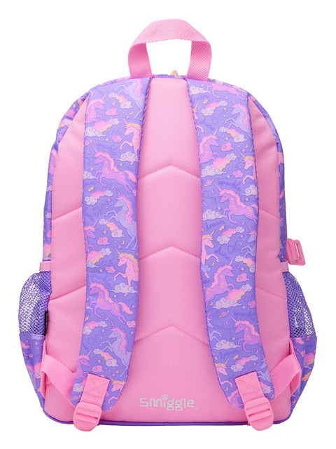 Smiggle Purple Eclipse Classic Attach Backpack 42cm