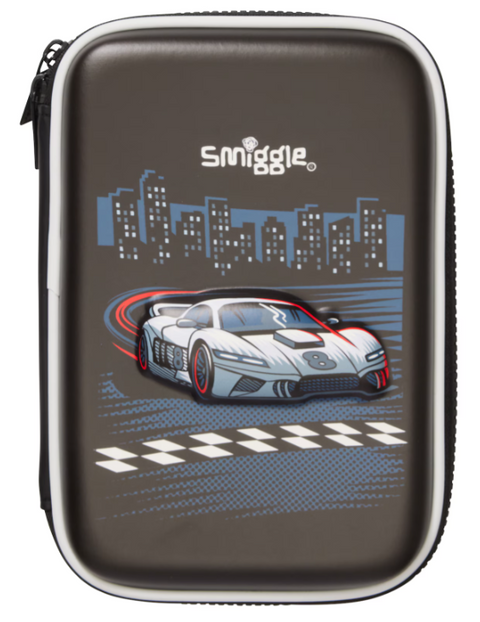 Smiggle Race Car Limitless Hardtop Pencil Case