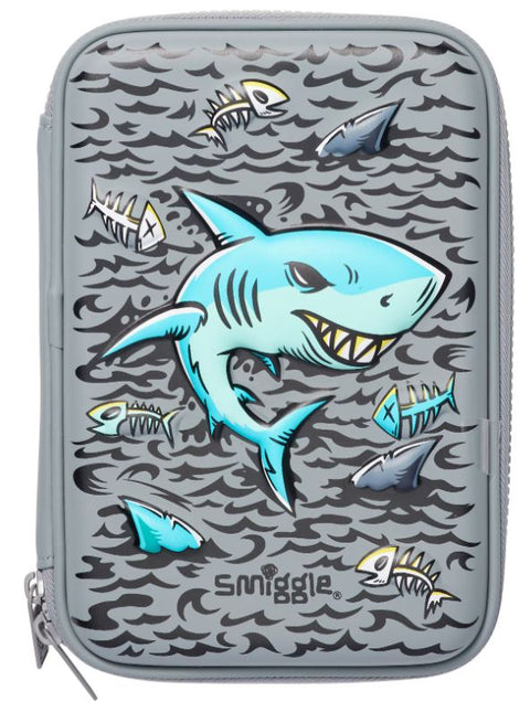 Smiggle Shark Wild Side Hardtop Pencil Case