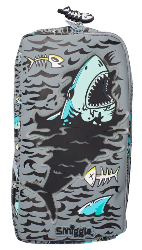 Smiggle Shark Wild Side Pocket Character Pencil Case