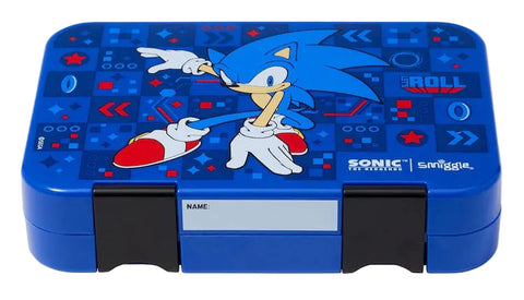 Smiggle Blue Sonic The Hedgehog Medium Bento Lunch Box