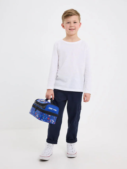 Smiggle Sonic The Hedgehog Double Decker Lunch Bag