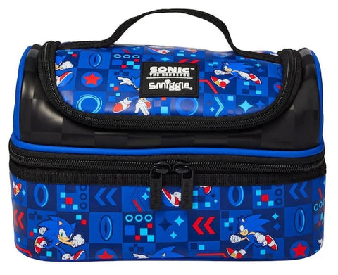 Smiggle Blue Sonic The Hedgehog Junior Hoodie Backpack 38cm School Set