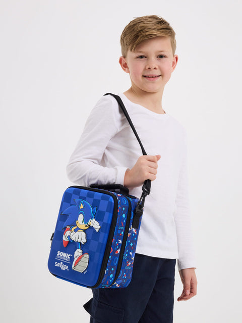 Smiggle Sonic The Hedgehog Level Hardtop Lunch Bag With Strap