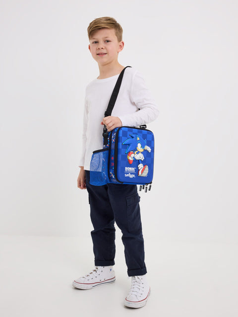 Smiggle Sonic The Hedgehog Level Hardtop Lunch Bag With Strap