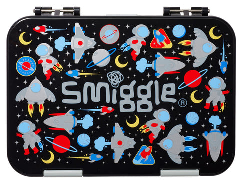 Smiggle Astronaut Happy Sky Medium Bento Lunch Box