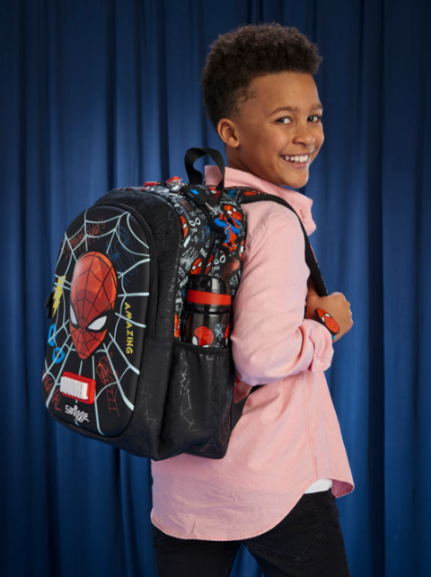 Smiggle Marvel Spider-Man Backpack 42m School Set