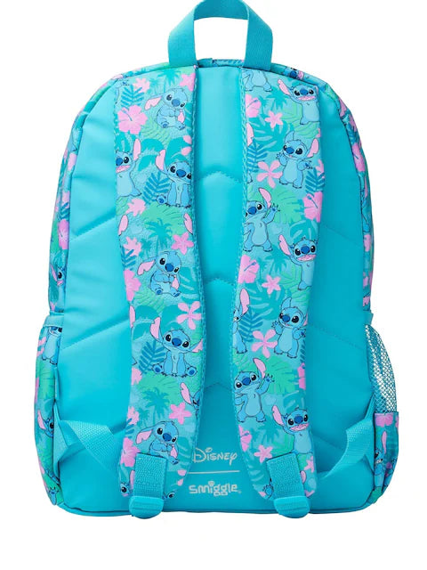 Smiggle Blue Stitch Classic Backpack 42cm
