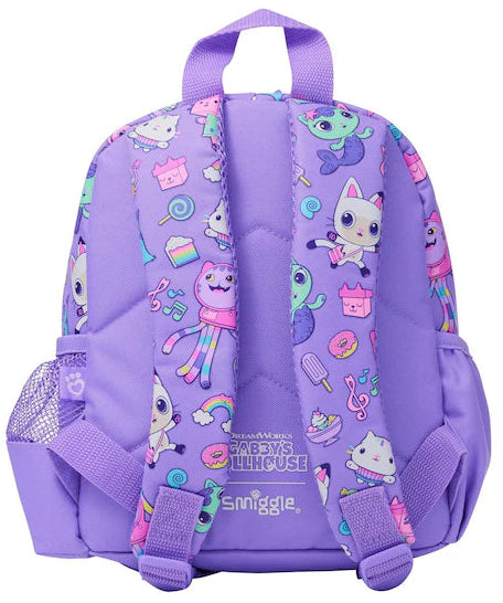 Smiggle Gabby's Dollhouse Teeny Tiny Backpack With Detachable Plush 26cm