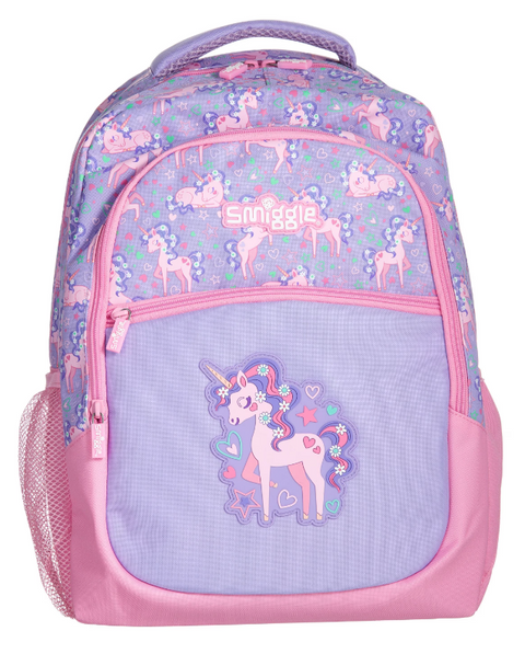 Smiggle Jump Purple Backpack 42cm