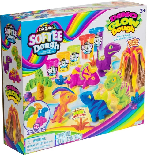 Softee Dough Dino Glow Dough