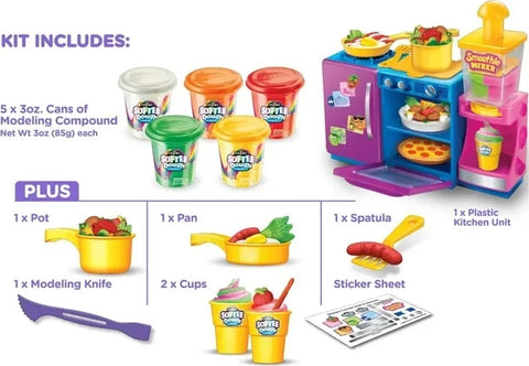 Softee Dough Multicolor Mealtime Fun