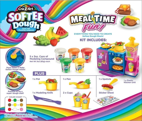 Softee Dough Multicolor Mealtime Fun