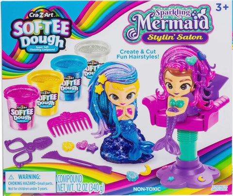 Softee Dough Sparkling Mermaid Stylin Salon