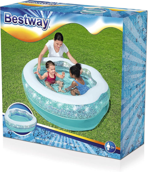 Sparkle Shell Kiddie Pool 150x127x43cm