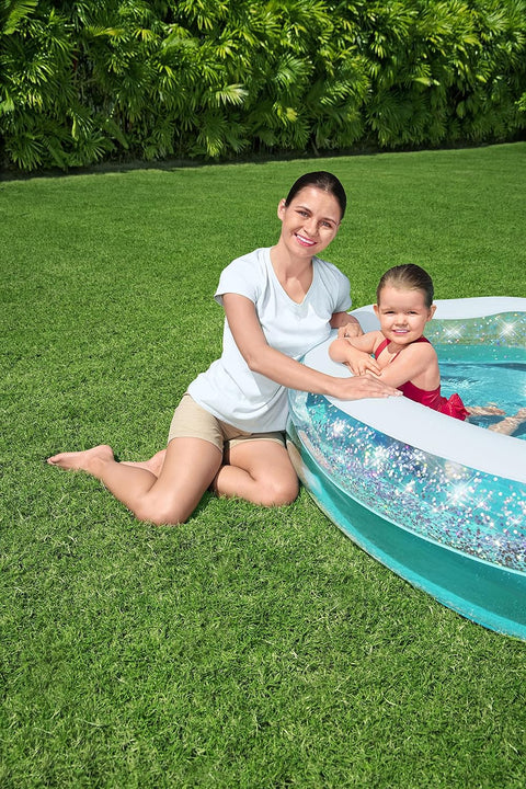 Sparkle Shell Kiddie Pool 150x127x43cm