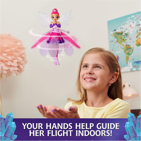 Hatchimals Crystal Flyers Magical Flying Toy Doll with Crystal Wings