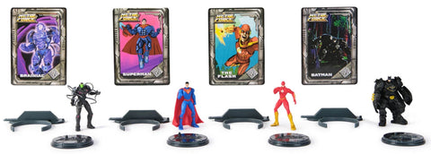 DC Comics 2-Inch Collectible Figures & Cards 4-Pack