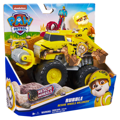 Paw Patrol Rescue Wheels Rubble’s Bulldozer Vehicle