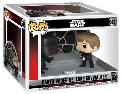 Funko Pop! Moment Star Wars: Return of the Jedi 40th Anniversary Luke Vs. Darth Vader
