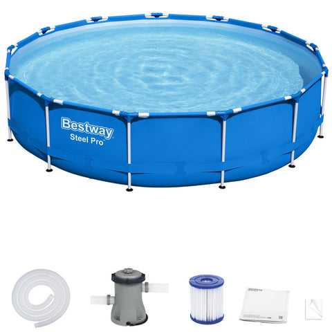 Steel Pro Above Ground Pool Set 396x84cm