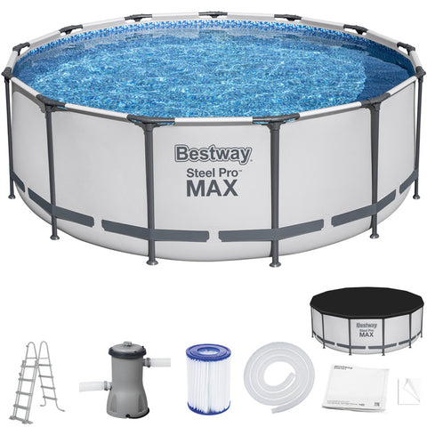 Steel Pro MAX Above Ground Pool Set 396x122cm