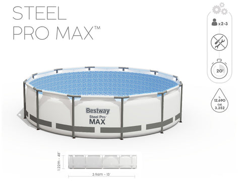 Steel Pro MAX Above Ground Pool Set 396x122cm