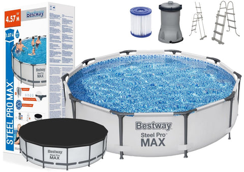 Steel Pro MAX Above Ground Pool Set 457x107cm