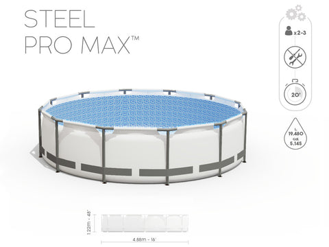 Steel Pro MAX Above Ground Pool Set 488x122cm