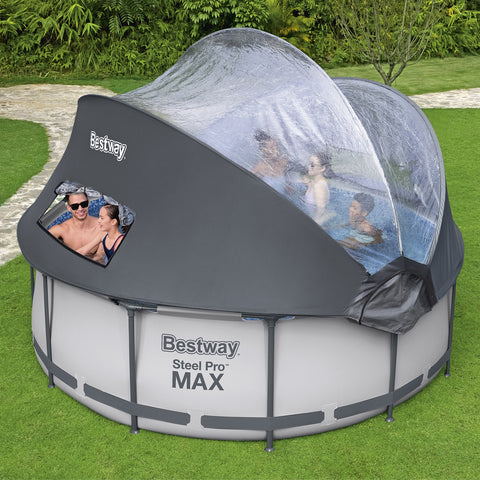 Steel Pro MAX Above Ground Pool Set with Canopy 366x100cm