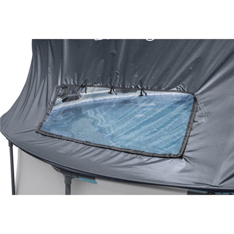 Steel Pro MAX Above Ground Pool Set with Canopy 366x100cm