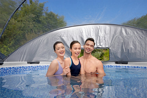 Steel Pro MAX Above Ground Pool Set with Canopy 366x100cm