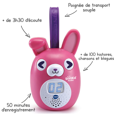 VTech Storikid Pocket Pink French