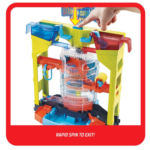 Stunt & Splash Car Wash Playset