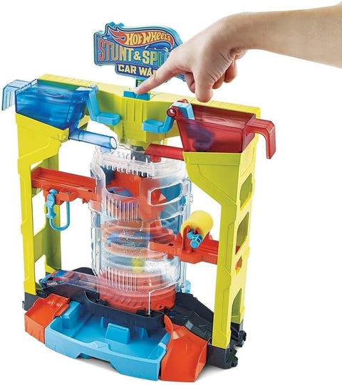 Stunt & Splash Car Wash Playset