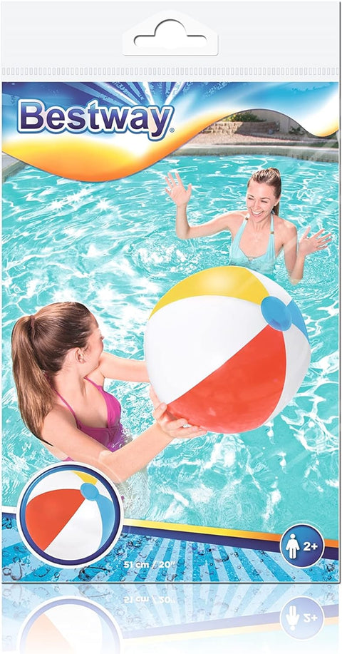 Summer Essential™ Inflatable Small Beach Ball 51cm