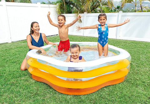 Summer Pentagonal Inflatable Pool, 185x180x53cm