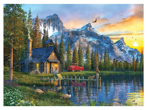 Anatolian Puzzle Sunset Cabin 1000 Pieces
