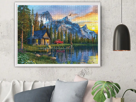 Anatolian Puzzle Sunset Cabin 1000 Pieces