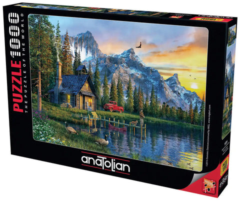 Anatolian Puzzle Sunset Cabin 1000 Pieces