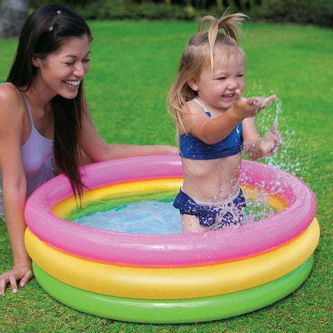 Sunset Glow Inflatable Baby Pool 61x22cm