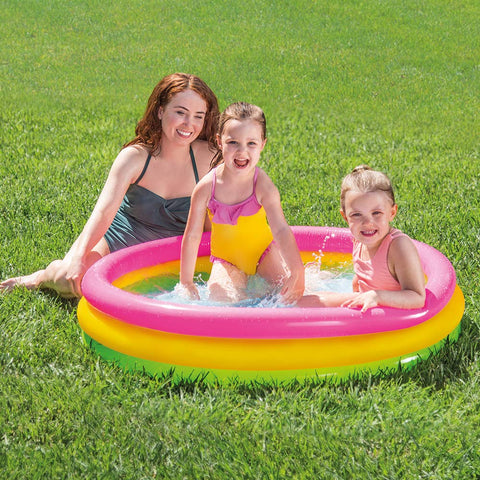 Sunset Glow Inflatable Kiddie Pool 114x25cm