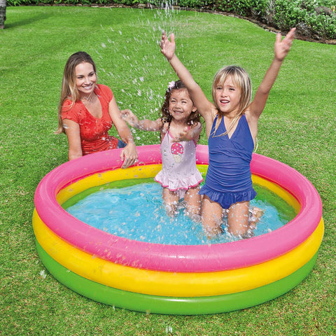 Sunset Glow Inflatable Kiddie Pool  147x33cm