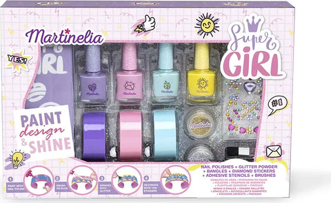 Super Girl Nails & Bracelet Set