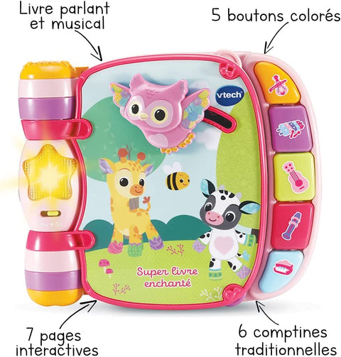 Super Livre Enchanté des Baby Loulous Rose