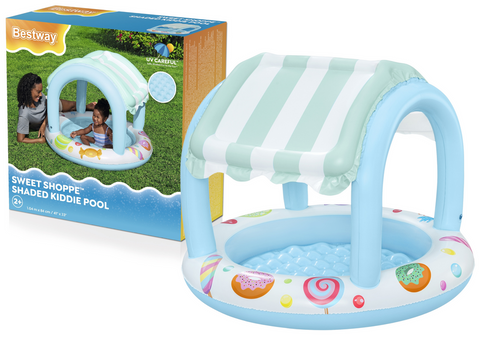 Sweet Shoppe™ Shaded Kiddie Pool 104x84cm