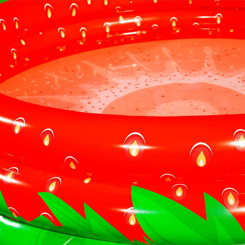 Sweet Strawberry Round Inflatable Play Pool 168x38cm